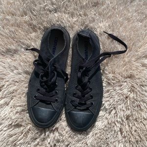 All black converse
